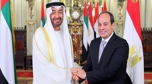 الشيخ محمد بن زايد والرئيس المصري عبد الفتاح السيسي (أرشيف)