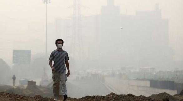 تعاني مدينة دلهي من تلوث شديد في الهواء (ميرور)