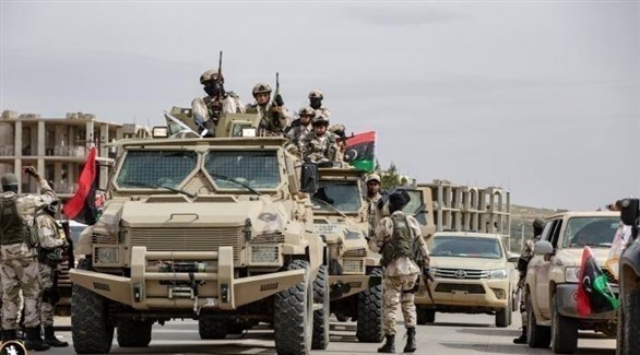 قافلة عسكرية للجيش الليبي (أرشيف)