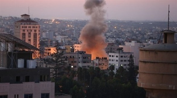 ارتفاع الدخان في غزة بعد قصف إسرائيلي (أرشيف)