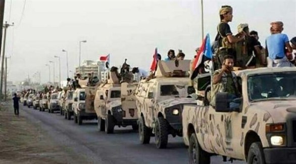 قافلة عسكرية تابعة للمقاومة الجنوبية في اليمن (أرشيف)