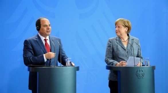 الرئيس المصري عبد الفتاح السيسي والمستشارة الألمانية أنجيلا ميركل (أرشيف)
