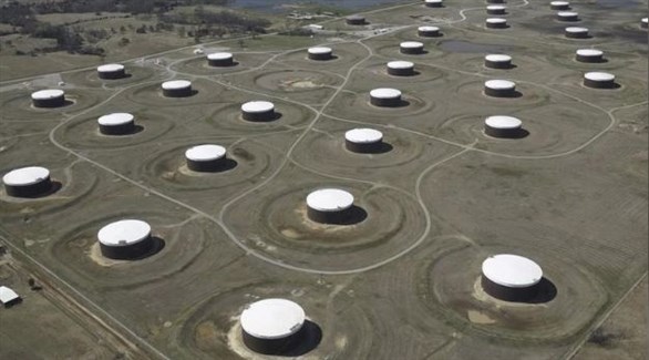 صهاريج تخزين النفط في كاشينغ بأوكلاهوما الأمريكية (أرشيف)