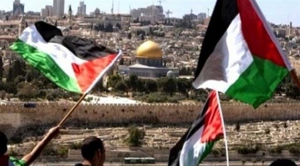 أعلام فلسطينية خارج أسوار القدس القديمة (أرشيف)