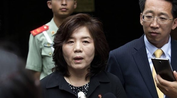 نائبة وزير خارجية كوريا الشمالية تشو سون هي (أرشيف)