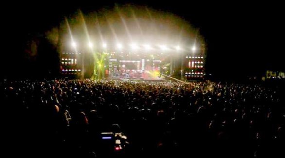 حمادة هلال يتألق في حفل غنائي ببورسعيد (المصدر)