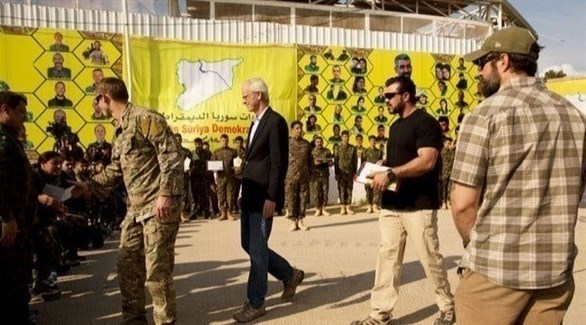 كبير الديبلوماسيين الأمريكيين وليم رويبوك في شمال سوريا.(أرشيف)