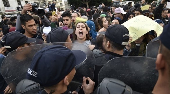 جانب من التظاهرات في الجزائر (أرشيف)