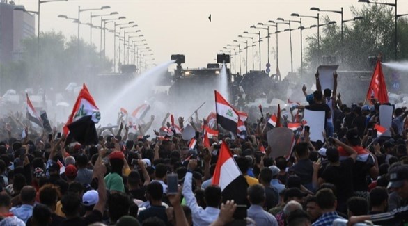 عراقيون يتظاهرون.(أرشيف)