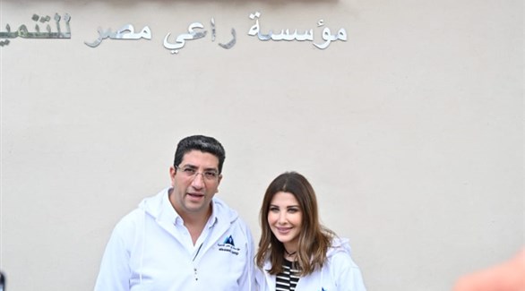 نانسي عجرم تشارك في حملة خيرية بمصر (المصدر)