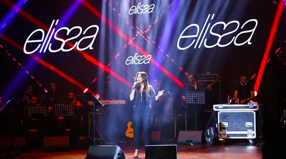 إليسا تتألق في حفلها الغنائي بالقاهرة (المصدر)