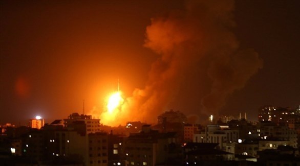 طائرات إسرائيلية تهاجم غزة 2019121984218207BJ