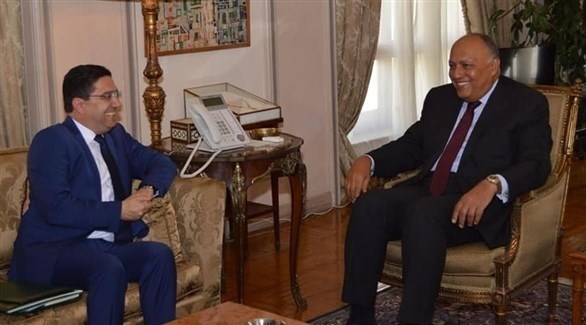 وزيرا الخارجية المصري والمغربي (أرشيف)