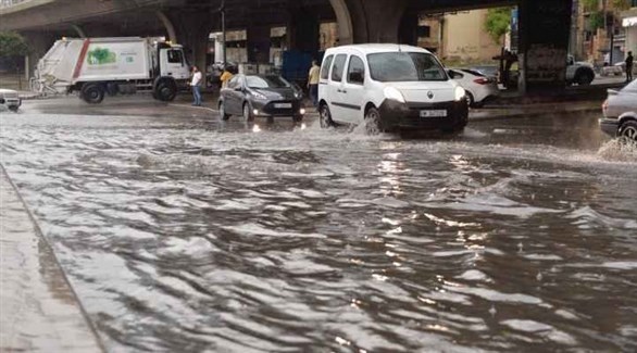 مياه الأمطار تغرق شوارع لبنان (أرشيف)