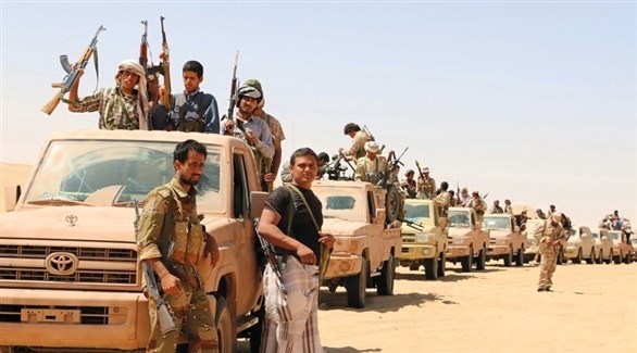 قافلة عسكرية للجيش اليمني على مشارف الحديدة (أرشيف)