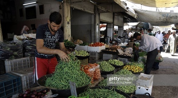 سوق خضر في القامشلي.(أرشيف)