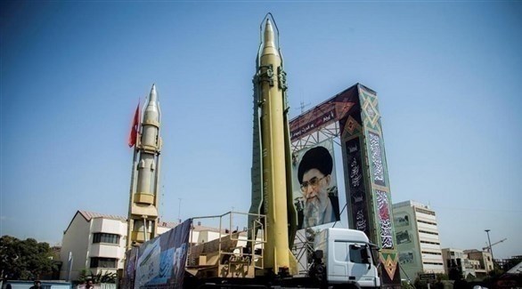 صواريخ في ميدان باهرستان في طهران (أرشيف)