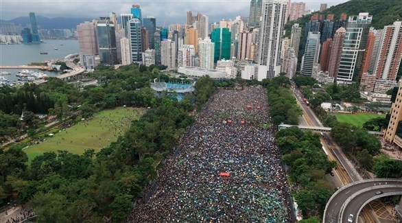 جانب من احتجاجات هونغ كونغ (أرشيف)