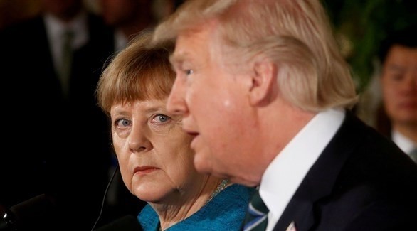الرئيس الأمريكي دونالد ترامب والمستشارة الألمانية أنجيلا ميركل (أرشيف)