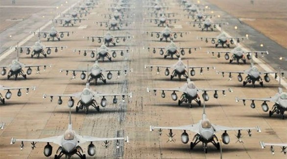 طائرات حربية أمريكية من طراز إف 16 (ارشيف)