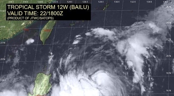 اقتراب إعصار "بايلو" من تايوان (أرشيف)