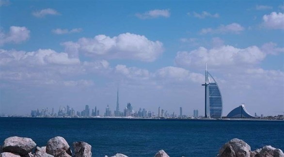غيوم جزئية في سماء دبي (أرشيف)