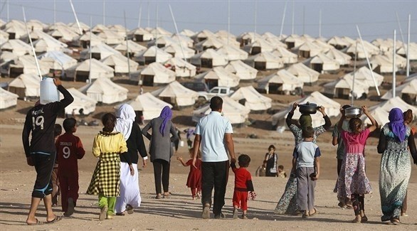 نازحون في مخيم الهول للاجئين السوريين (أرشيف)