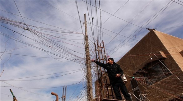 خطوط الكهرباء في بغداد (أرشيف)