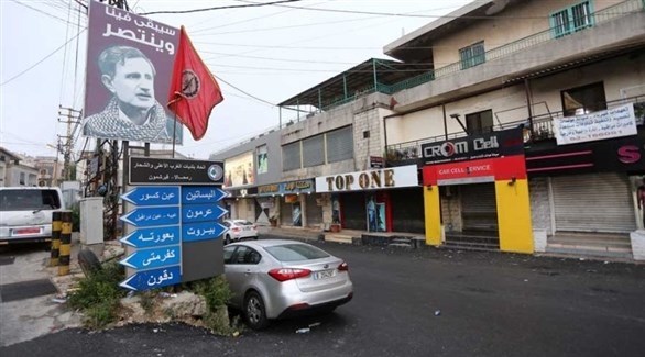 صورة للزعيم الدرزي الراحل كمال جنبلاط في بلدة بجيل لبنان.(أرشيف)
