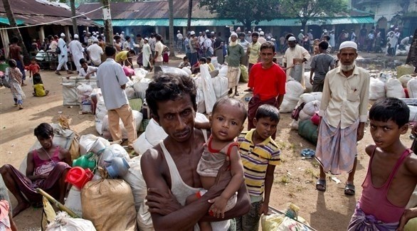لاجئون من أقلية الروهينجا المسلمة في بنغلادش (أرشيف)