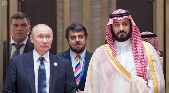 الرئيس الروسي فلاديمير بوتين وولي العهد الأمير محمد بن سلمان (أرشيف)