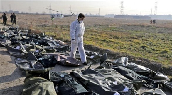 جثث ركاب الطائرة الأوركانية المنكوبة في إيران (أرشيف)