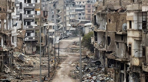 شارع طاله الدمار في حلب السورية (أرشيف)