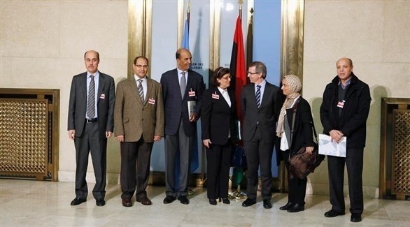 أعضاء من وفدي الحوار الليبي في جنيف (أرشيف)