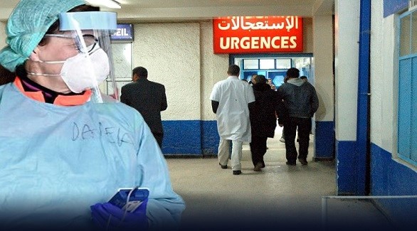 عاملة في القطاع الصحي الجزائري في أحد المستشفيات (أرشيف)