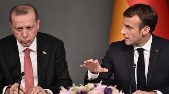 الرئيسان الفرنسي إيمانويل ماكرون والتركي رجب طيب أردوغان (أرشيف)