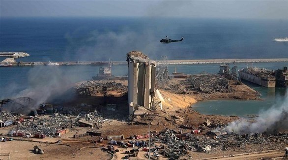 مرفأ بيروت بعد انفجار 4 أغسطس الماضي (أرشيف)