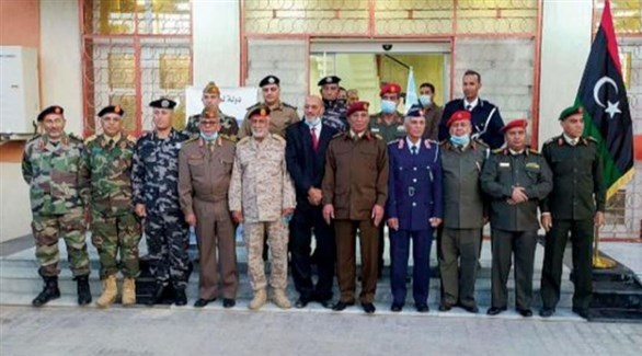 أعضاء فريق المباحثات العسكرية الليبية (أرشيف)