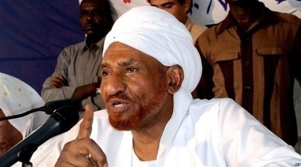 زعيم حزب الأمة السوداني الراحل الصادق المهدي (أرشيف)