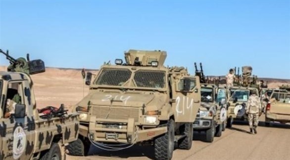 قافلة عسكرية للجيش الليبي على مشارف طرابلس (أرشيف)