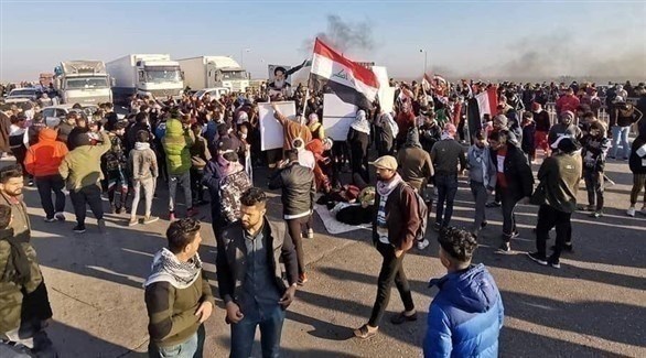 محتجون عراقيون في ذي قار (أرشيف)