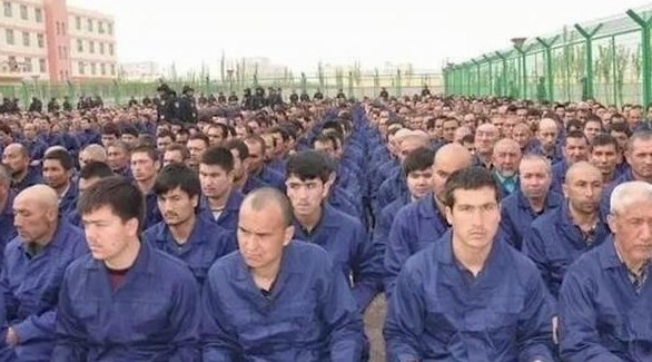 مسلمون أيغور في معسكر بالصين (أرشيف)
