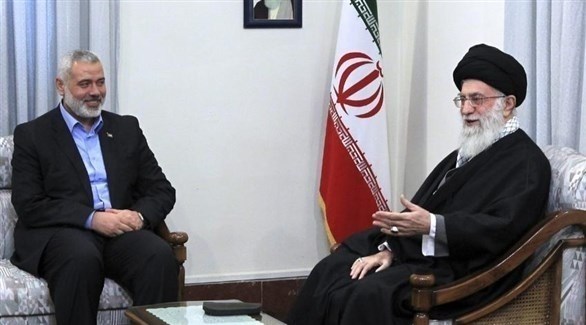 رئيس المكتب السياسي لحركة حماس والرئيس الإيراني (أرشيف)
