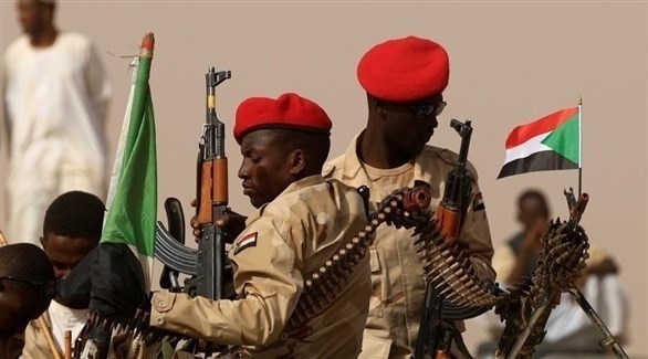 عناصر من الجيش السوداني في المنطقة الجدودية (رويترز)