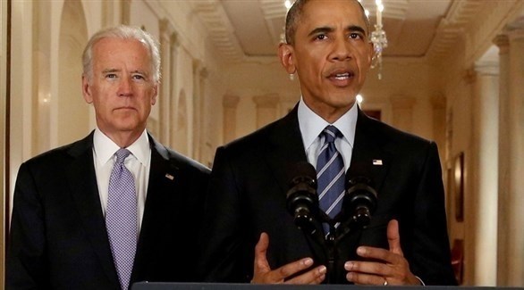 الرئيسان الأمريكي الأسبق باراك أوباما والمنتخب جو بايدن (أرشيف)