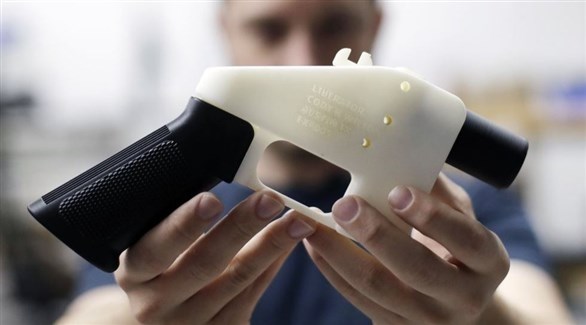 مسدس من إنتاج طابعة ثلاثية الأبعاد في متجر بتكساس الأمريكية (أ ف ب)