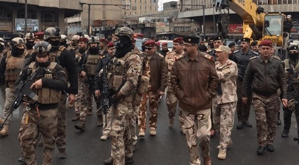 قوات عراقية في بغداد (تويتر)