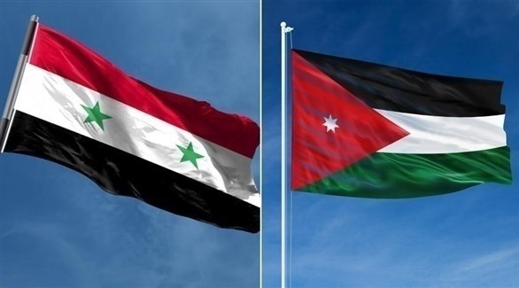 العلم الأردني والعلم السوري (أرشيف)
