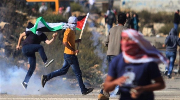 فلسطينيون في مواجهة سابقة ضد قوات الاحتلال في الضفة الغربية (أرشيف)