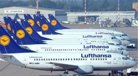 طائرات لشركة لوفتهانزا في مطار ألماني (أرشيف)